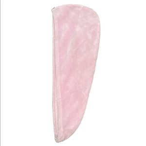 Pink Hair Towel Dry Wrap